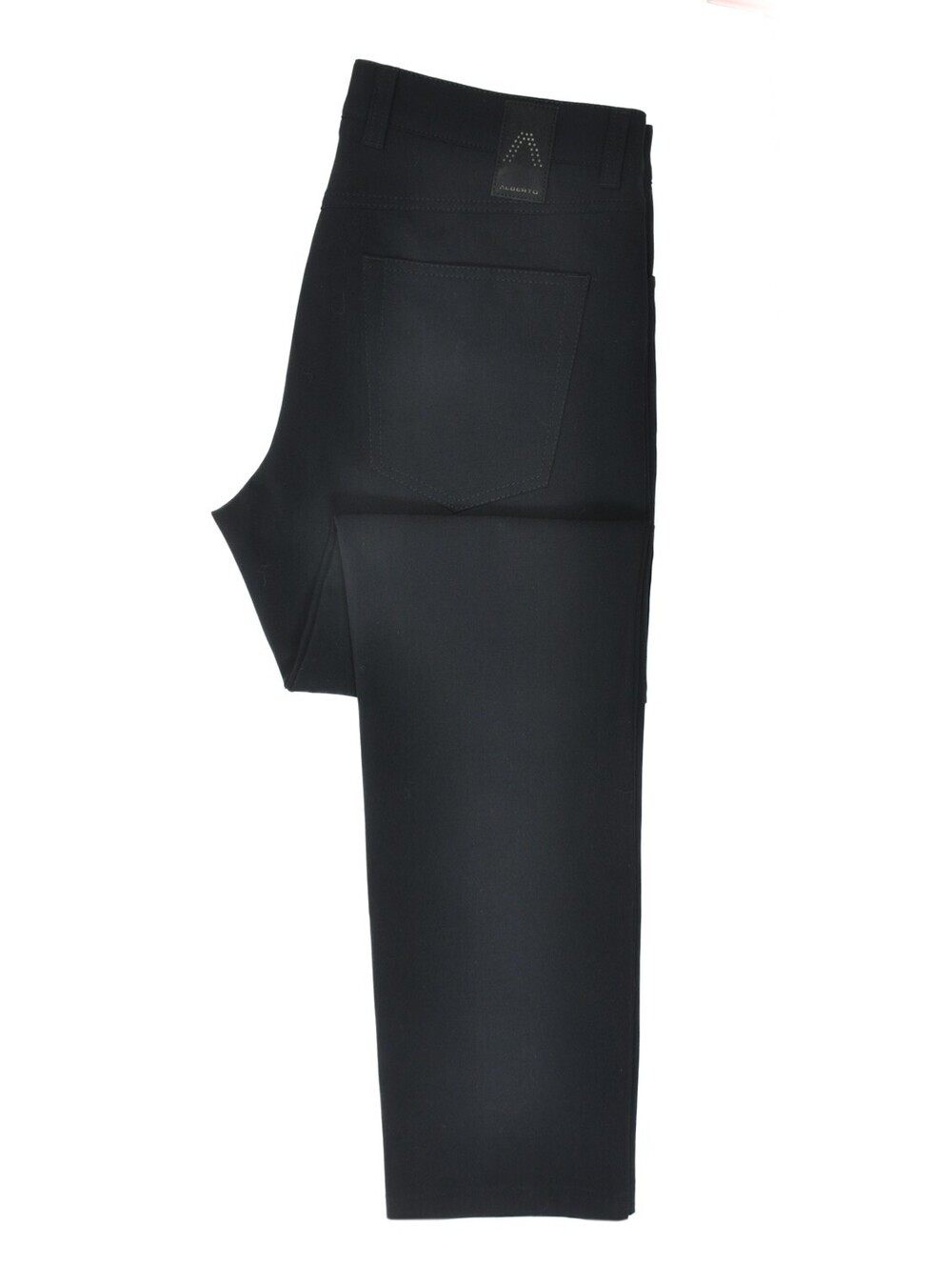 Alberto Black Pipe Ceramica Regular Slim Fit Pants 33 36970